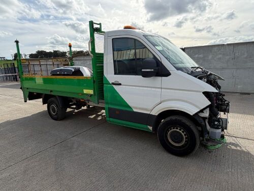VOLKSWAGEN CRAFTER CR35 STARTLINE MWB 140 DROPSIDE PICKUP - NON RUNNER