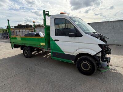 VOLKSWAGEN CRAFTER CR35 STARTLINE MWB 140 DROPSIDE PICKUP - NON RUNNER