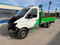 VOLKSWAGEN CRAFTER CR35 STARTLINE MWB 140 DROPSIDE PICKUP - NON RUNNER - 8
