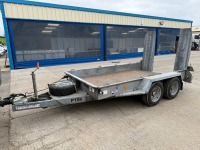IFOR WILLIAMS 10ft5" X 5ft7" TWIN AXLE 3.5 TON PLANT TRAILER - 3