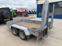 IFOR WILLIAMS 10ft5" X 5ft7" TWIN AXLE 3.5 TON PLANT TRAILER - 5