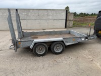 IFOR WILLIAMS 10ft5" X 5ft7" TWIN AXLE 3.5 TON PLANT TRAILER - 9
