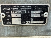 IFOR WILLIAMS 10ft5" X 5ft7" TWIN AXLE 3.5 TON PLANT TRAILER - 11