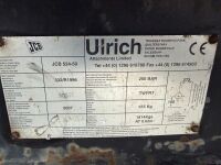 ULRICH HYDRAULIC FORL POSITIONER TO SUIT JCB FORKLIFT - 12