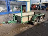 APPROX. 10ft x 4.6ft TWIN AXLE BUILDERS TRAILER - 4
