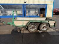 APPROX. 10ft x 4.6ft TWIN AXLE BUILDERS TRAILER - 5