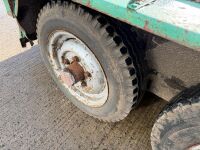APPROX. 10ft x 4.6ft TWIN AXLE BUILDERS TRAILER - 12