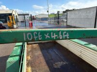 APPROX. 10ft x 4.6ft TWIN AXLE BUILDERS TRAILER - 13