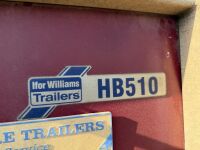 APPROX. 12ft x 6ft IFOR WILLIAMS HB510R TWIN AXLE HORSE BOX TRAILER - 19
