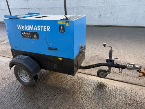 GENSET MPM 8/300 WELD MASTER SINGLE AXLE FAST TOW WELDER / 7KVA GENERATOR