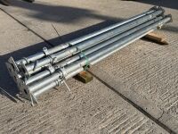 10No. UNUSED GALVANISED ACRO PROPS