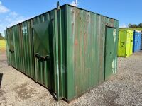 APPROX. 20ft x 10ft ANTI VANDAL OPEN PLAN SITE OFFICE - 13