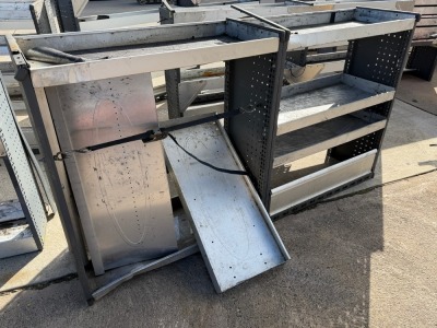 BOTT METAL SHELVING TO SUIT REAR OF VAN&nbsp;