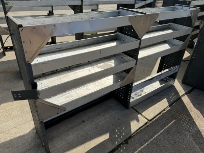 BOTT METAL SHELVING TO SUIT REAR OF VAN&nbsp;