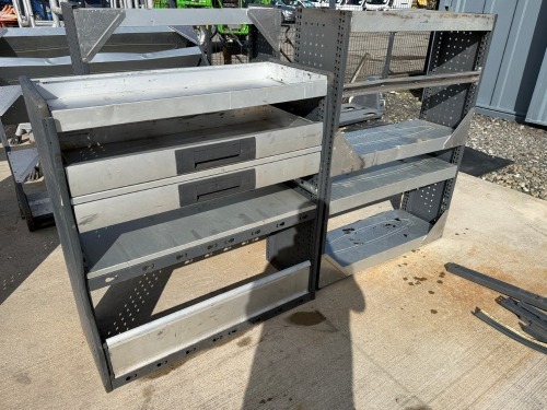 BOTT METAL SHELVING TO SUIT REAR OF VAN&nbsp;