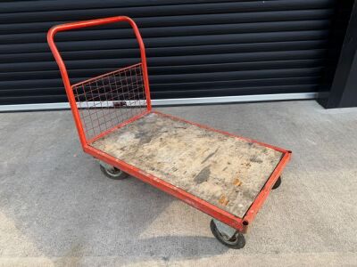 APPROX. 3ft x 2ft MOBILE TROLLEY