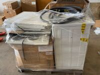 PALLET TO INC. WASHING MACHINE,&nbsp; ELECTRIC HOB, ASSORTED PLUMBING FITTINGS