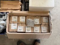 PALLET OF ASSORTED ELECTRICAL EQUIPMENT, CAMERA EQUIPMENT & DOOR MAGNETS - 7
