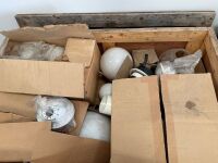 WOODEN CRATE TO INC. ASSORTED GLOBE LIGHTS - 2