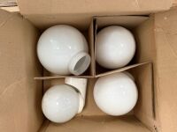 WOODEN CRATE TO INC. ASSORTED GLOBE LIGHTS - 3