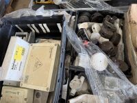 PALLET TO INC. LARGE SELECTION OF ASSORTED UNUSED ELECTRICAL EQUIPMENT & DOOR LATCHES - 4