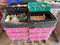 PALLET TO INC. LARGE SELECTION OF UNUSED ELECTRICAL EQUIPMENT & BACKUP BATTERIES