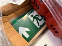 PALLET TO INC. LARGE SELECTION OF UNUSED ELECTRICAL EQUIPMENT & FIRE EXIT SIGNAGE - 6