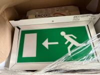 PALLET TO INC. LARGE SELECTION OF UNUSED ELECTRICAL EQUIPMENT & FIRE EXIT SIGNAGE - 8