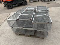 LOT TO INC. APPROX. 20No. METAL STORAGE CAGES - 4