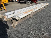 5No. ASSORTED HEAVY DUTY METAL PIPING