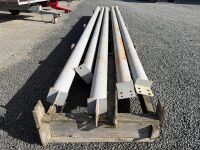 5No. ASSORTED HEAVY DUTY METAL PIPING - 2