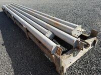 5No. ASSORTED HEAVY DUTY METAL PIPING - 3