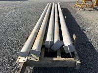 5No. ASSORTED HEAVY DUTY METAL PIPING - 5