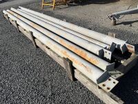 5No. ASSORTED HEAVY DUTY METAL PIPING - 6