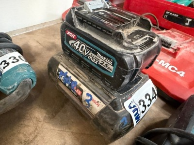 2No. ASSORTED BATTERIES
