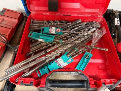 LARGE SELECTION OF ASSORTED DRILL BITS