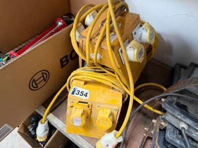3No. 110v SPIDER BOXES