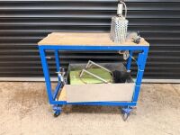 PNEUMATIC PRESS & MOBILE WORK BENCH