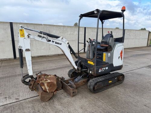 BOBCAT E17 1.7 TON MINI DIGGER