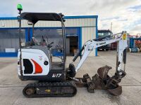 BOBCAT E17 1.7 TON MINI DIGGER - 8