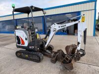 BOBCAT E17 1.7 TON MINI DIGGER - 9