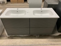 Approx. 1220mm Wall Hung Double Vanity Unit - 2