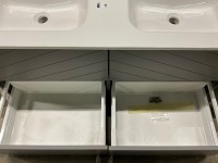 Approx. 1220mm Wall Hung Double Vanity Unit - 9