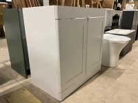 Approx. 800mm Clasique 2 Door Floor Standing Vanity Unit (White) - 4