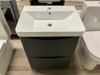 Approx. 600mm Floor Standing Vanity Unit - 2