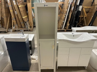 Tall Floor Standing Bathroom Storage Unit