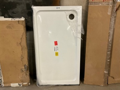 1400x800mm Low Level Shower Tray