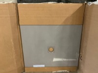 Poalgi Slate 1200x1000mm Cemento Grey Rectangle Shower Tray - 4