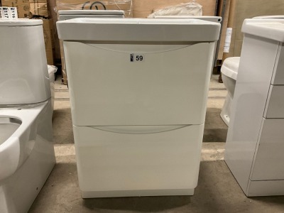 Approx. 600mm Floor Standing Vanity Unit