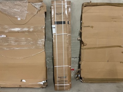 Wetroom Return Panel Clear Gloss 300x2000 Polished Silver